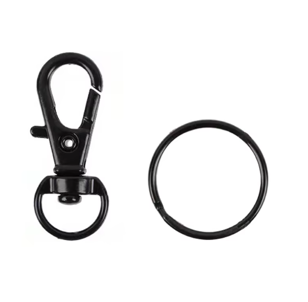 Metal Swivel Lobster Claw Clasp Metal Key Ring 10 pack - Multiple Colours Available