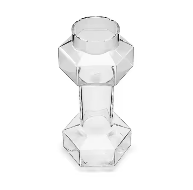24oz Glass Dumbbell Shaped Glass Beer Tumbler