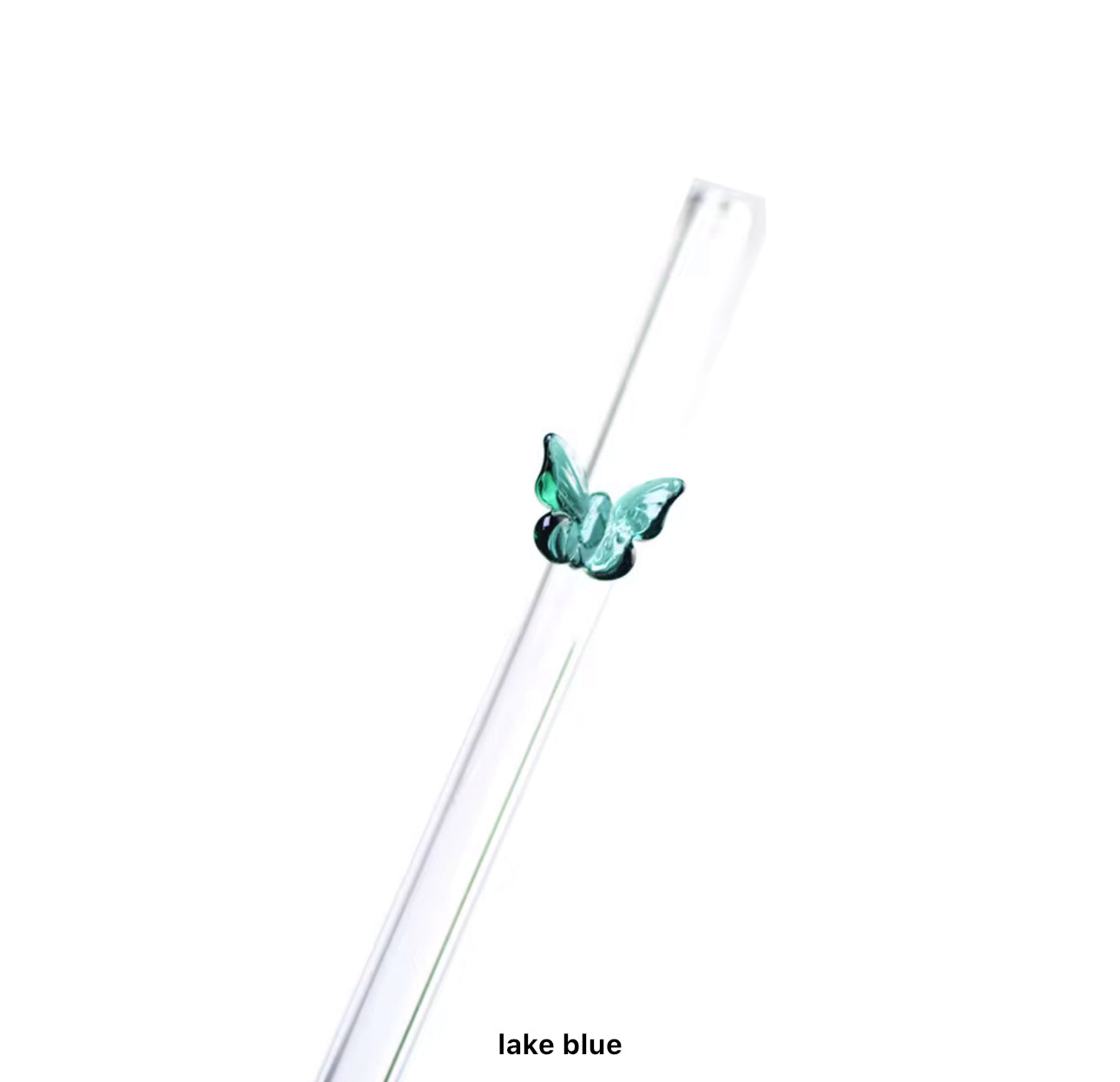 Butterfly Glass Straws - Available in 5 colours