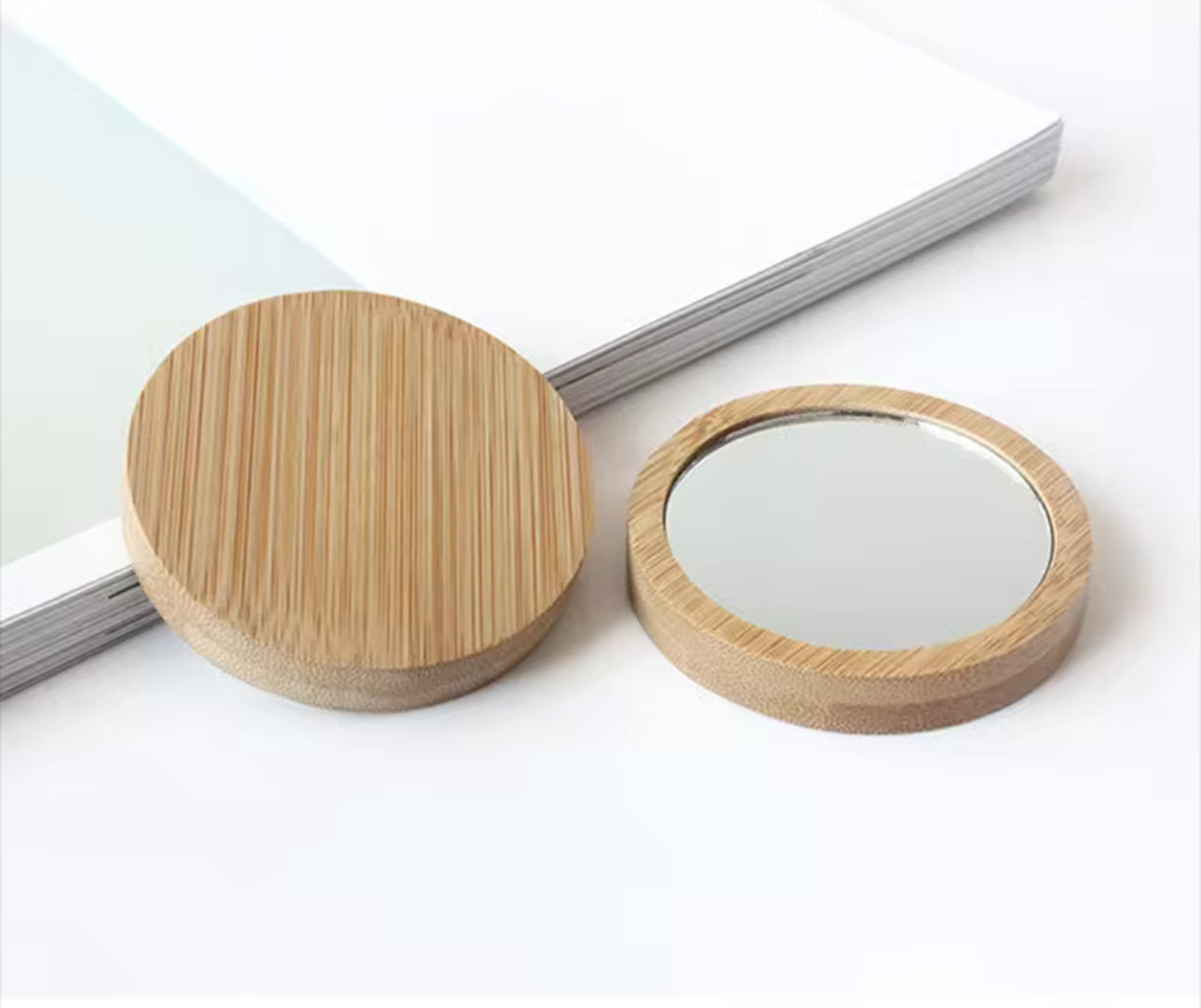 Mini Travel Bamboo Mirror