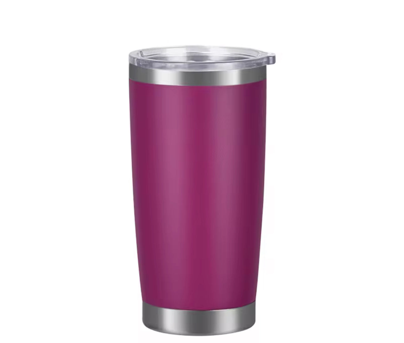20 Oz Travel Tumbler With Slider Lid. Insulated, Stainless Steel