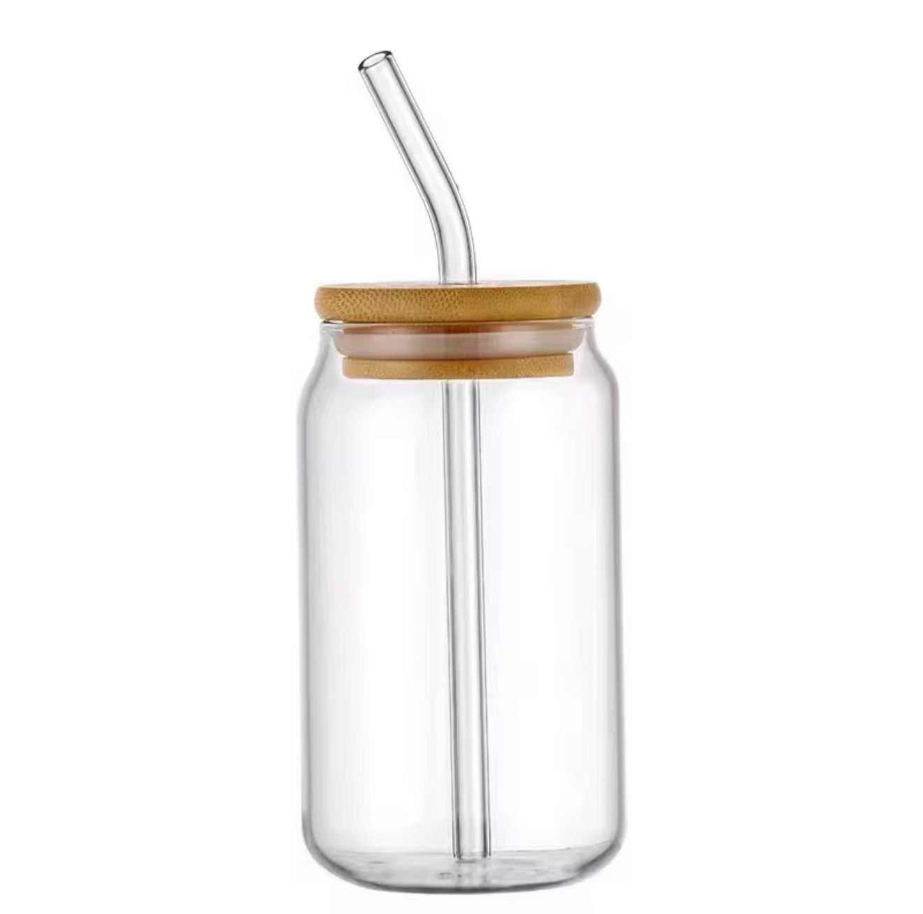 Acrylic 16oz Libbey / Beer Can Tumblers - Bamboo Lid