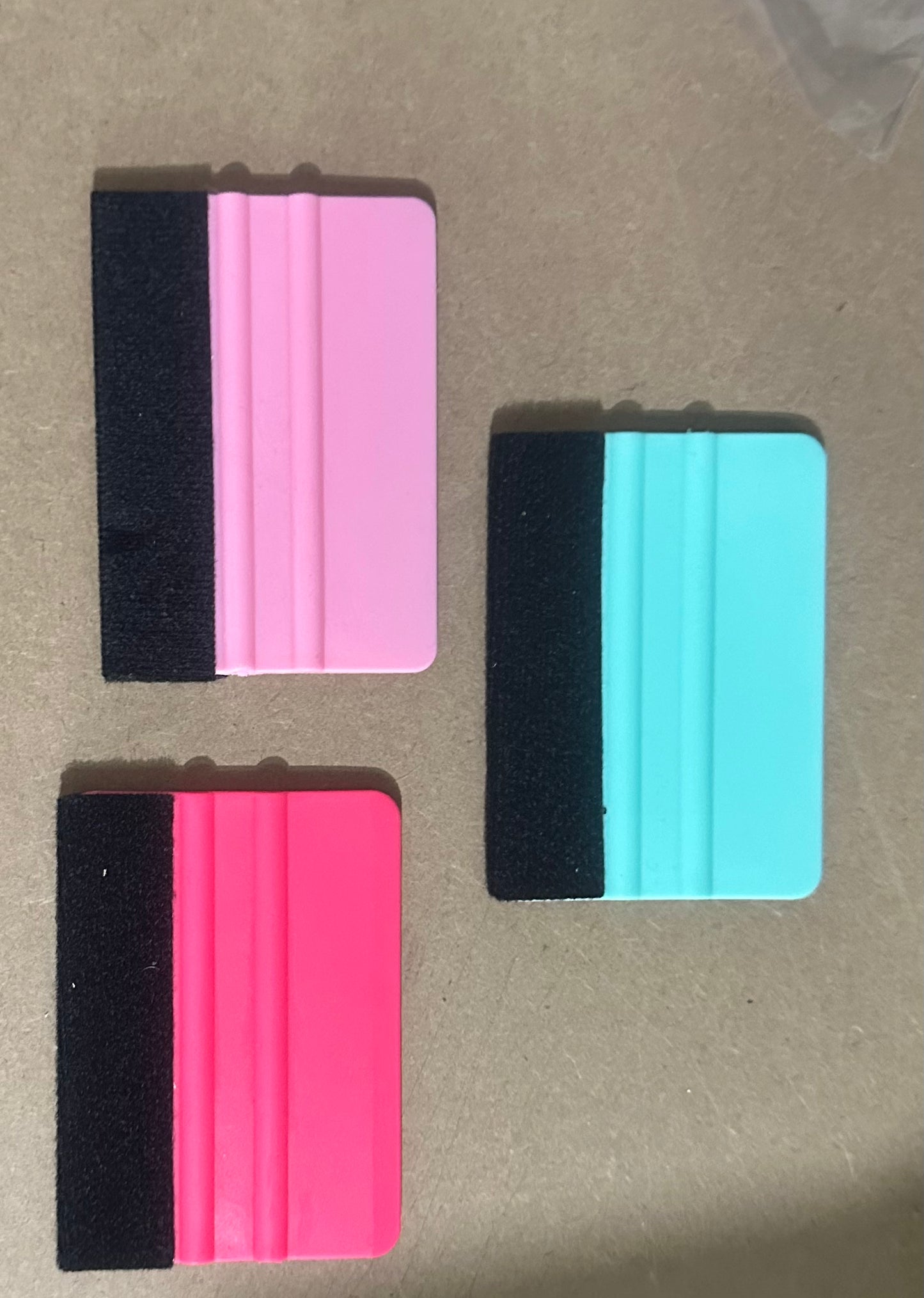 Felt Covered Vinyl Scraper