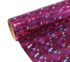 Crack Holographic Permanent Adhesive Vinyl - 30cm x 30cm Sheet