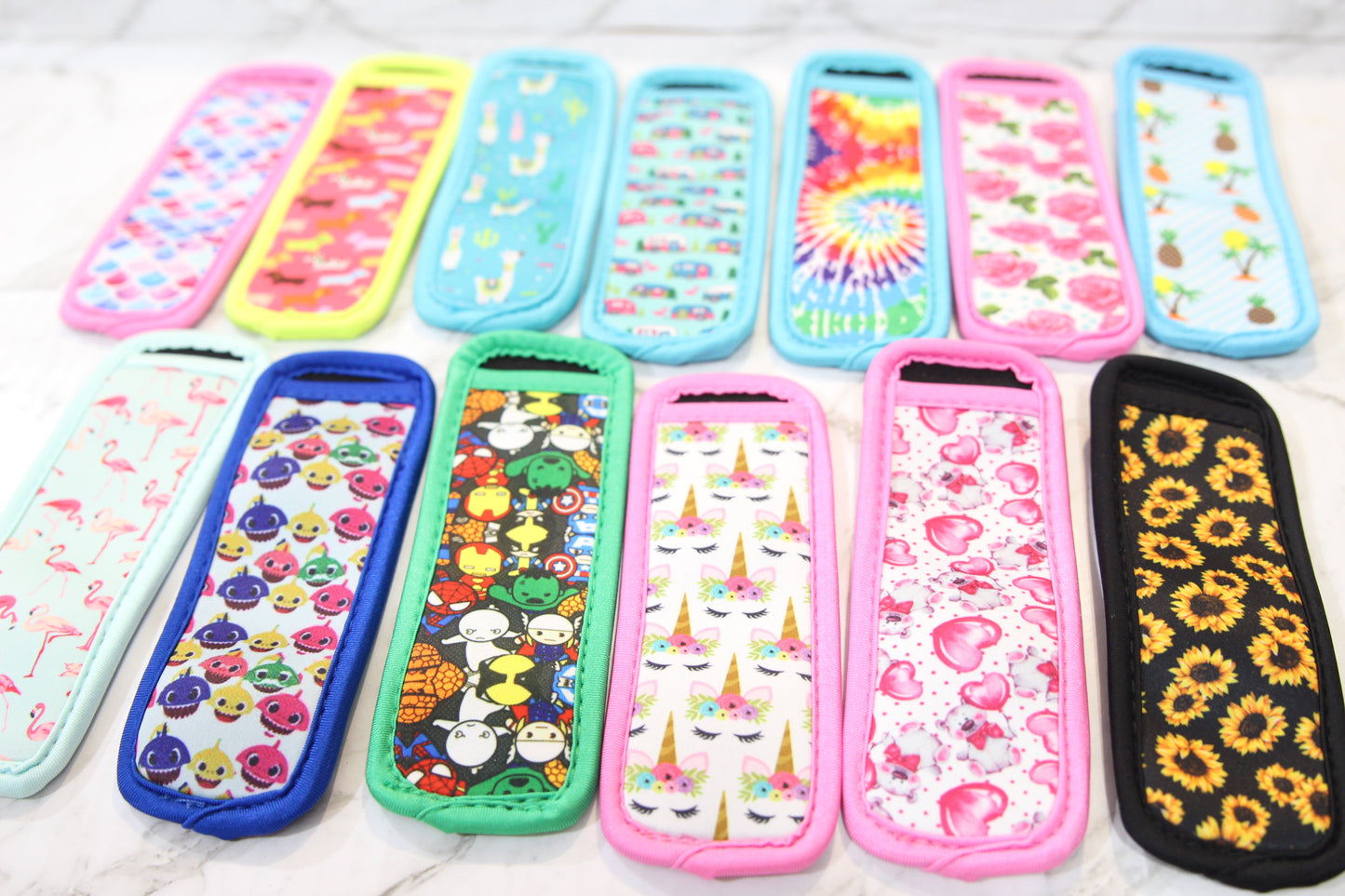 Patterned Zopper Dooper Holders / Icy Pole Holder