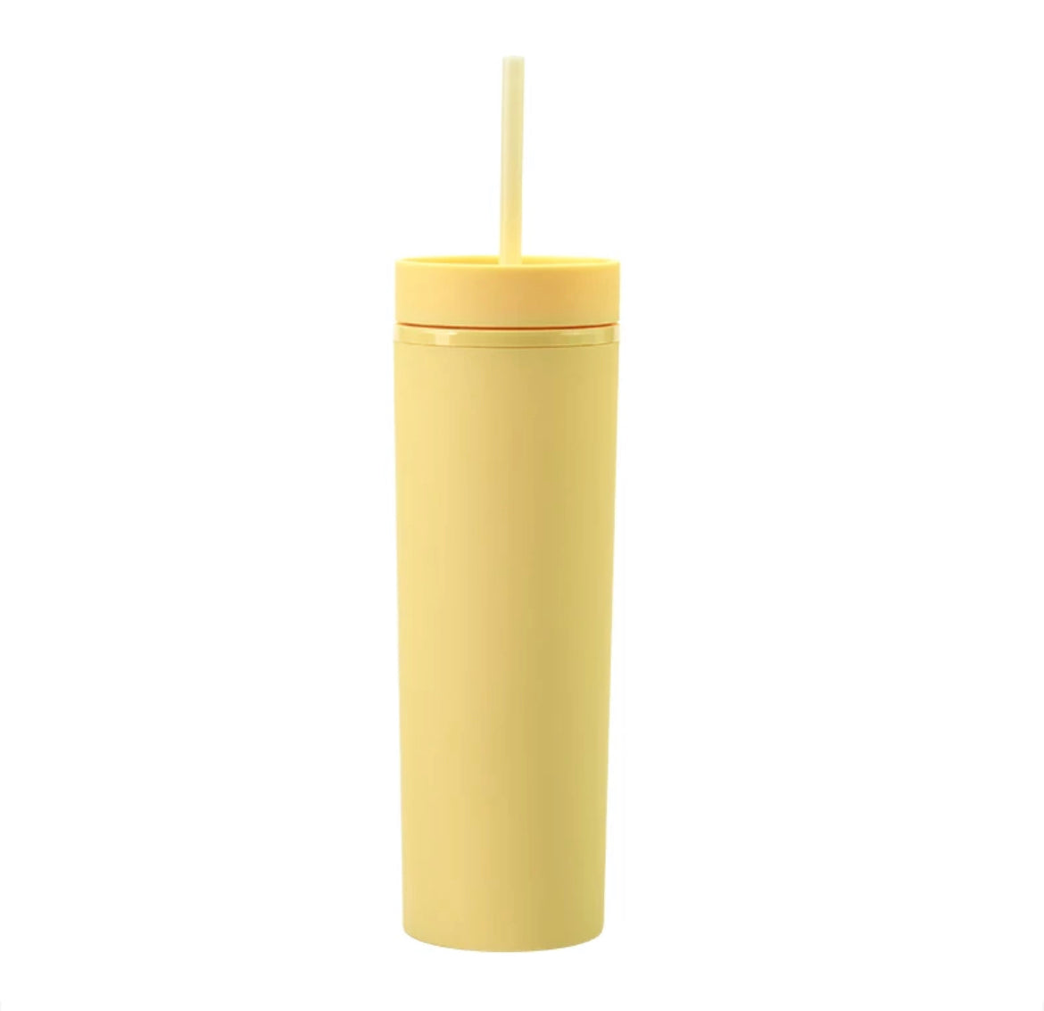 Acrylic Tumblers 16oz Solid Colour with Straw - Additional Colours