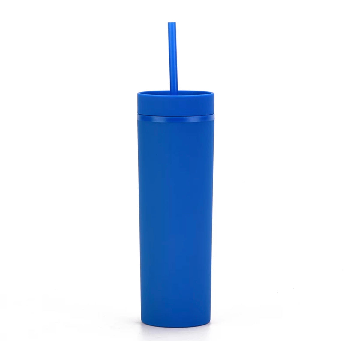 Acrylic Tumblers 16oz Solid Colour with Straw - Additional Colours