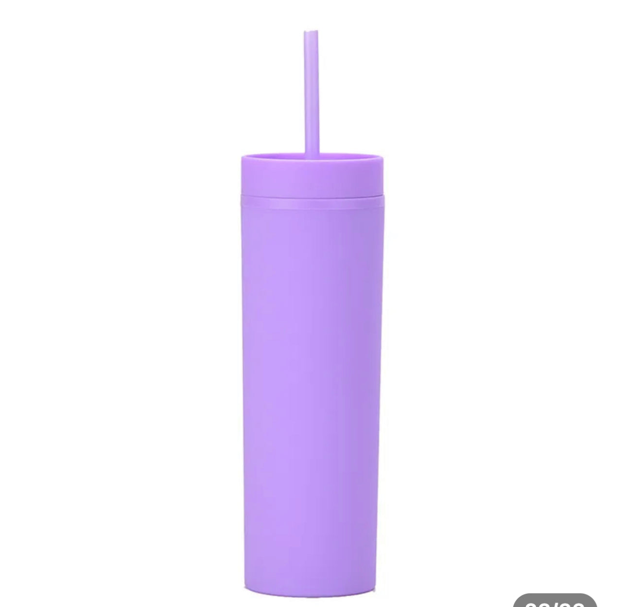 Acrylic Tumblers 16oz Solid Colour with Straw - Additional Colours