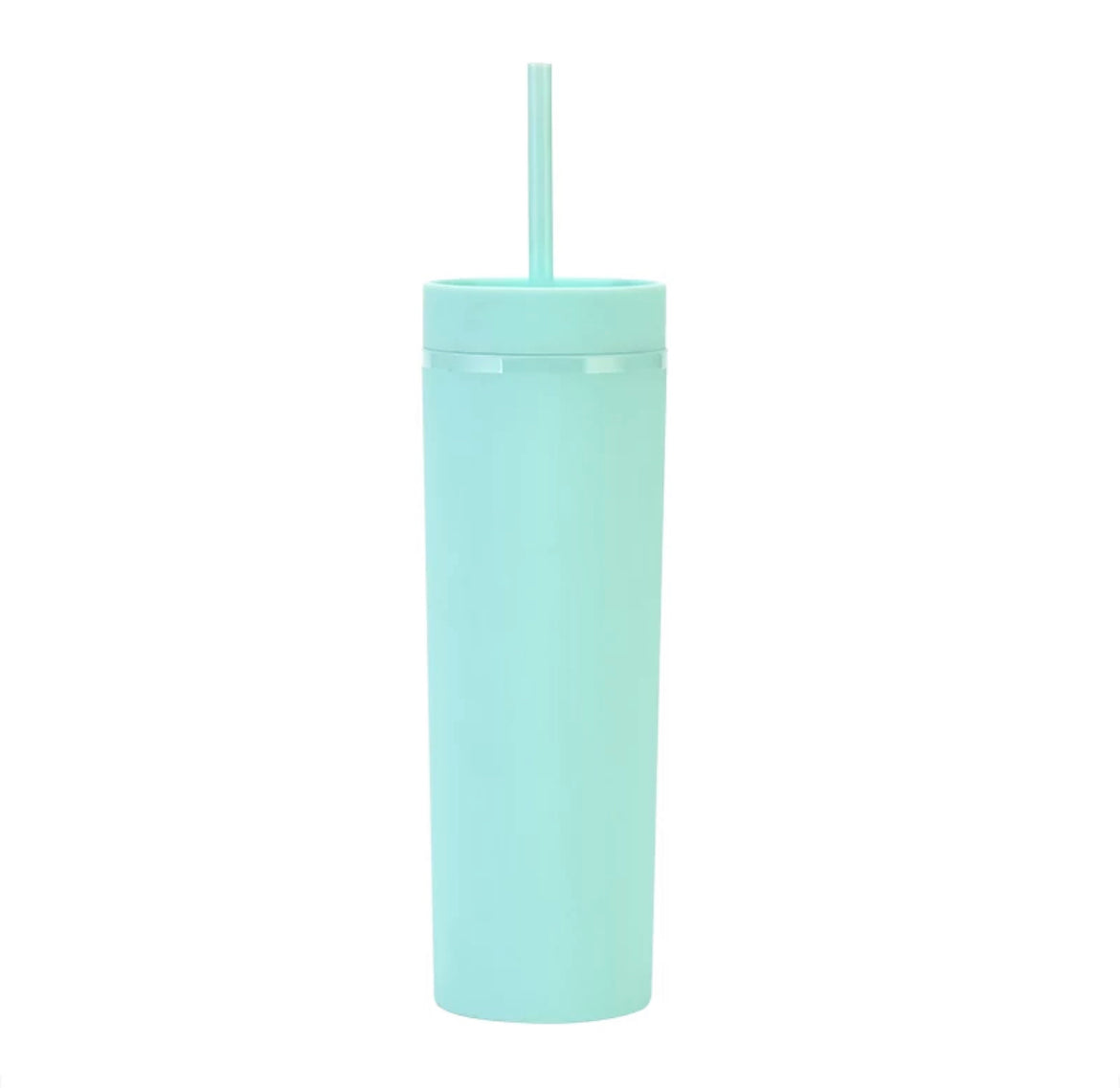 Acrylic Tumblers 16oz Solid Colour with Straw - Additional Colours