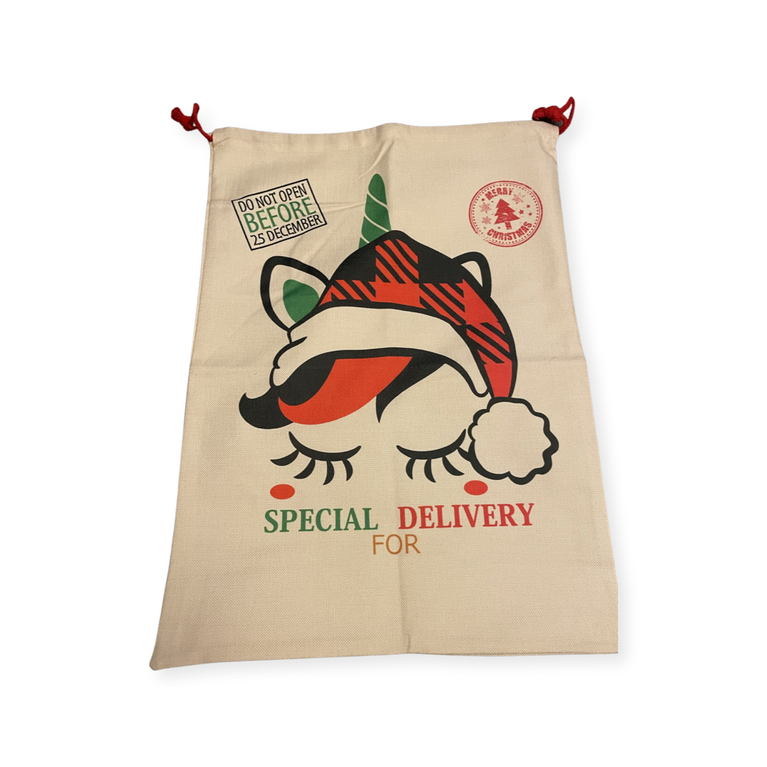 Jute Santa Sacks - Multiple Styles