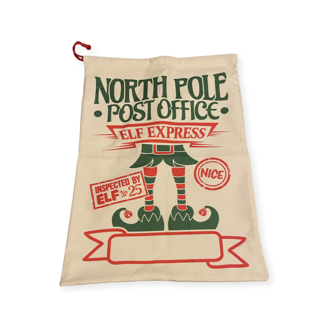Jute Santa Sacks - Multiple Styles