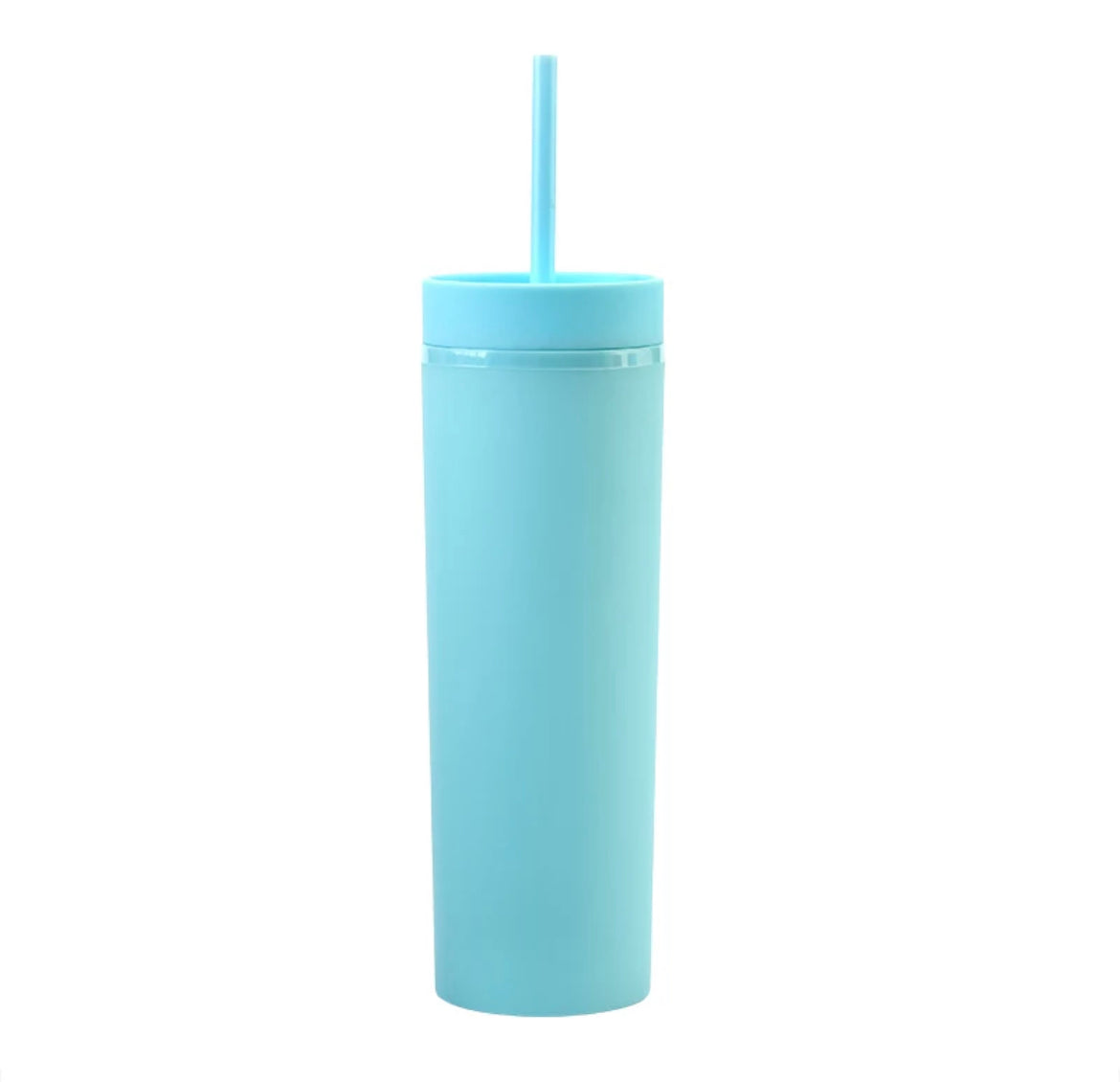 Acrylic Tumblers 16oz Solid Colour with Straw - Additional Colours