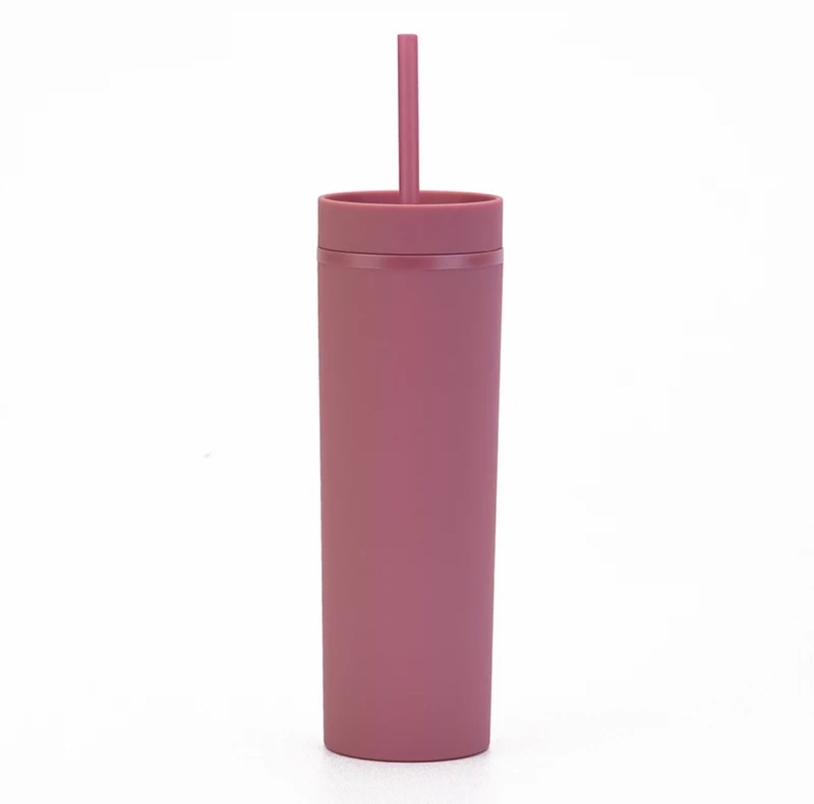 Acrylic Tumblers 16oz Solid Colour with Straw - Additional Colours