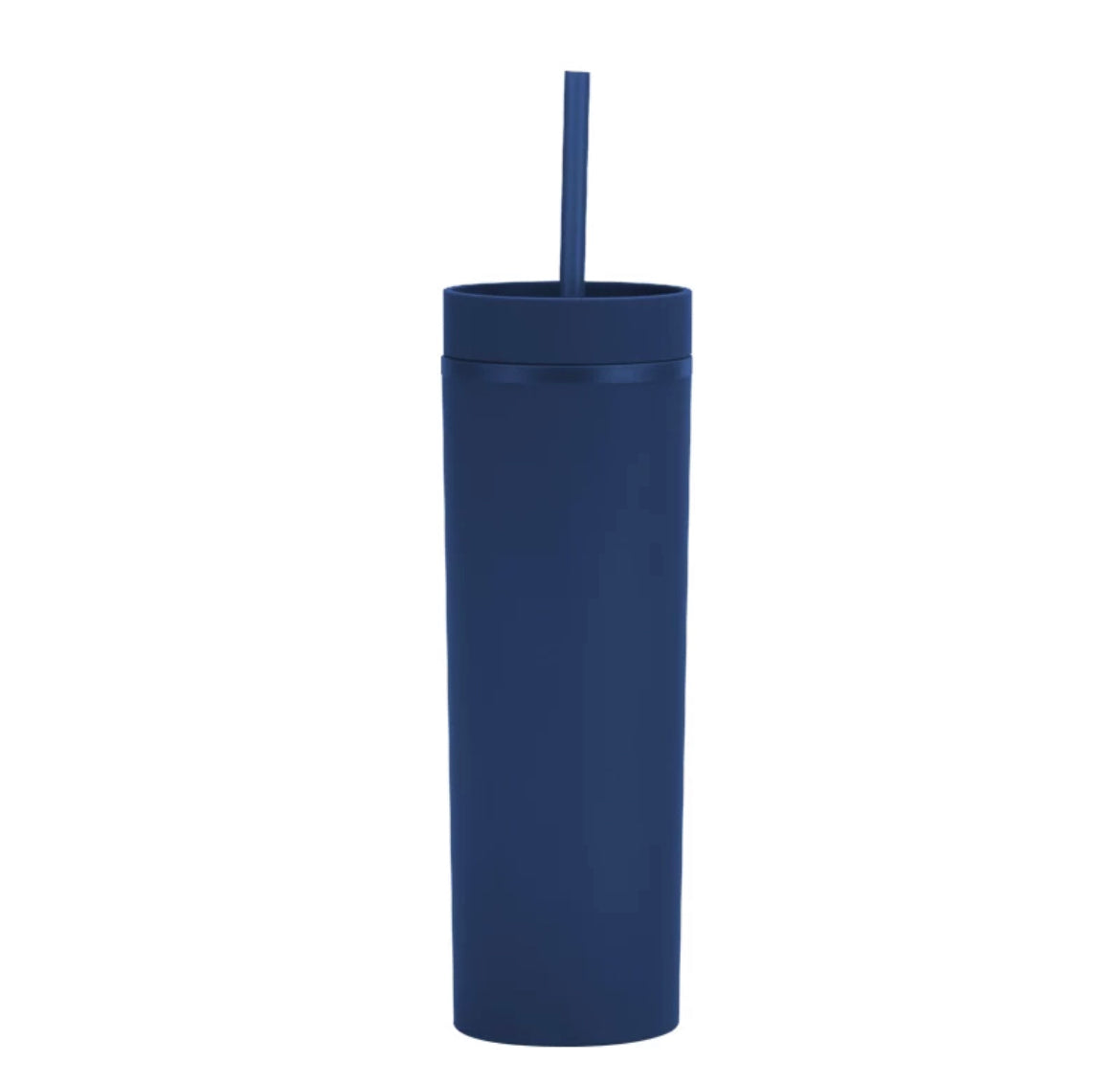 Acrylic Tumblers 16oz Solid Colour with Straw - Additional Colours