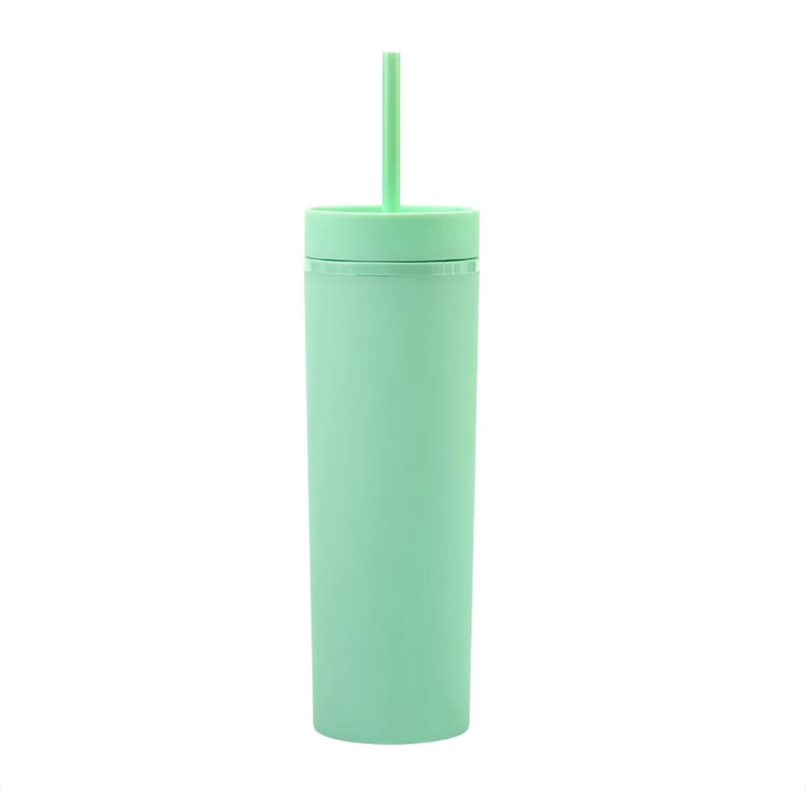 Acrylic Tumblers 16oz Solid Colour with Straw - Additional Colours