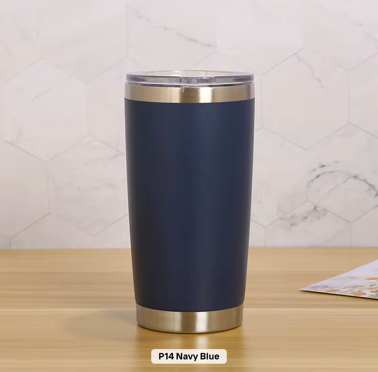 20 Oz Travel Tumbler With Sipper/ Straw lid Insulated, Stainless Steel with straw