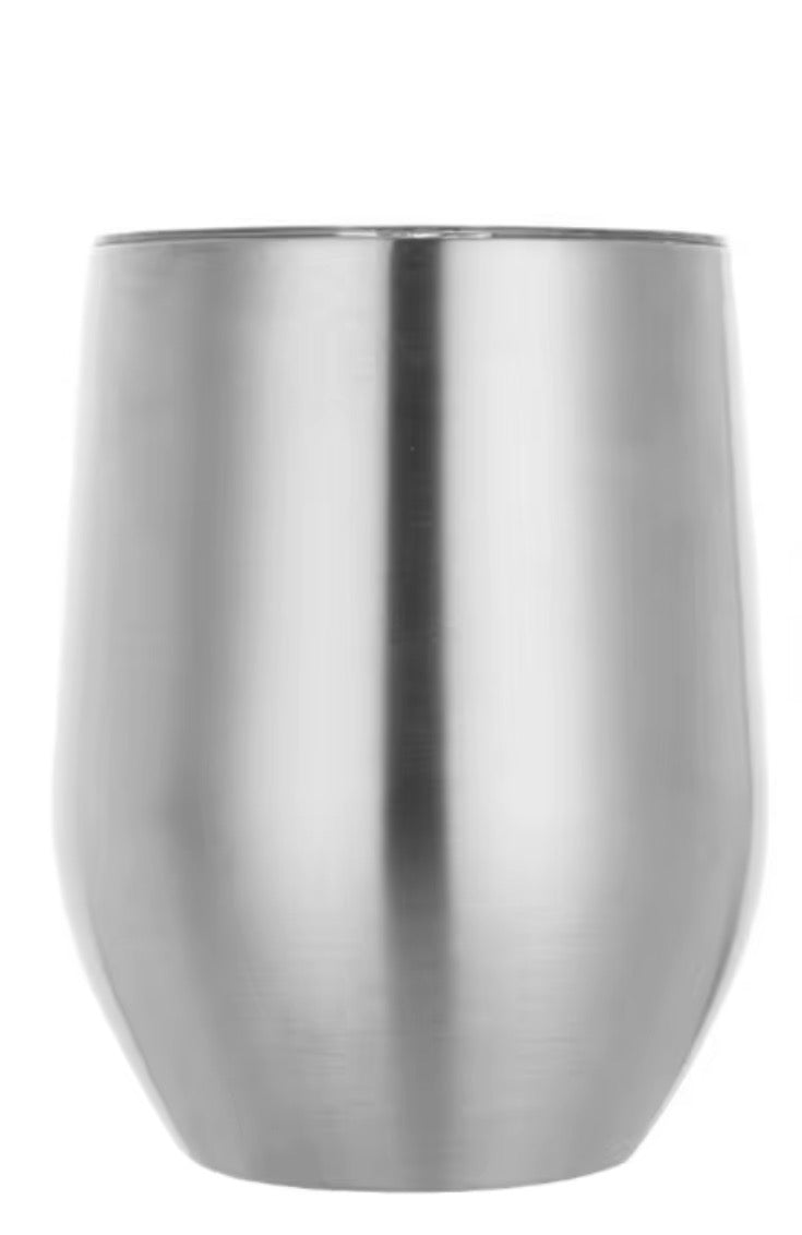 Double Wall Stainless Steel Wine Tumbler 355ml